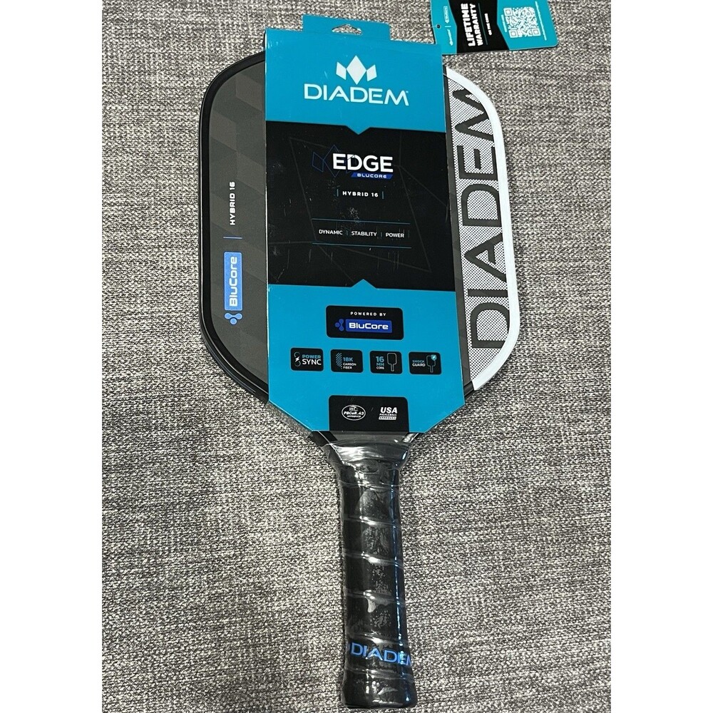 NEW Diadem - Edge Blucore Hybrid 16mm Pickleball Paddle